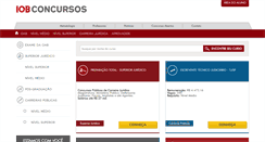Desktop Screenshot of iobconcursos.com
